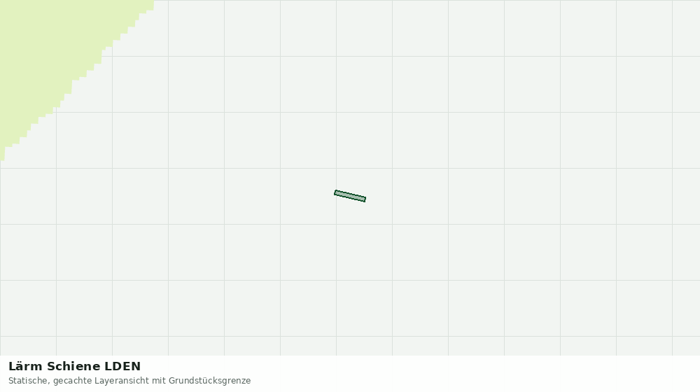 Statische Kartenansicht: Lärm Schiene LDEN