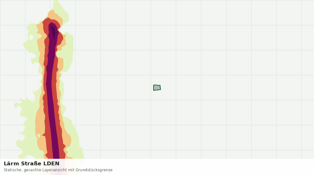 Statische Kartenansicht: Lärm Straße LDEN