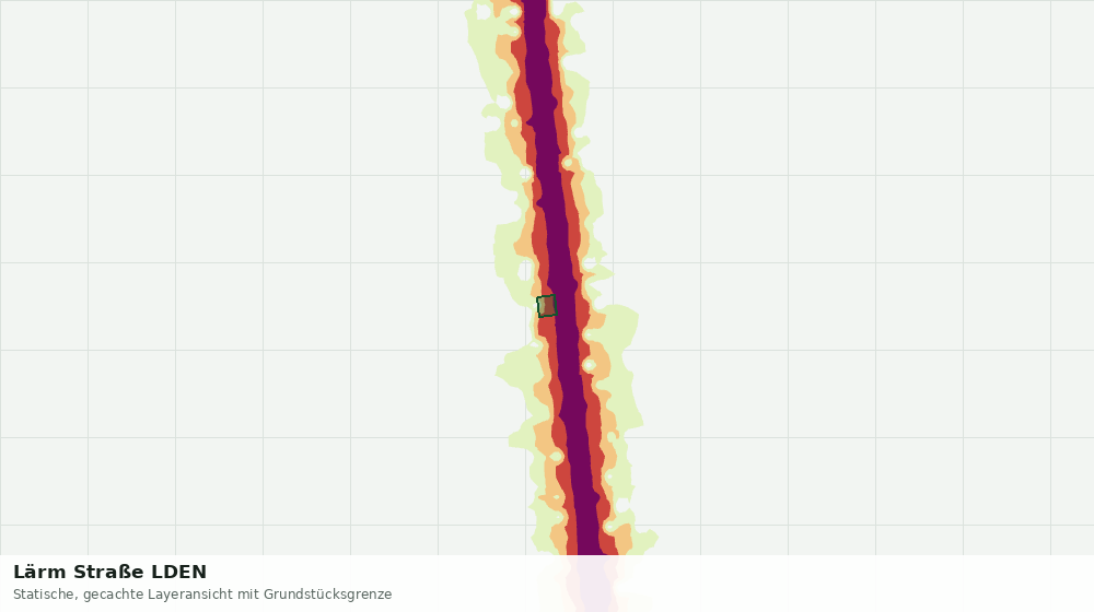 Statische Kartenansicht: Lärm Straße LDEN