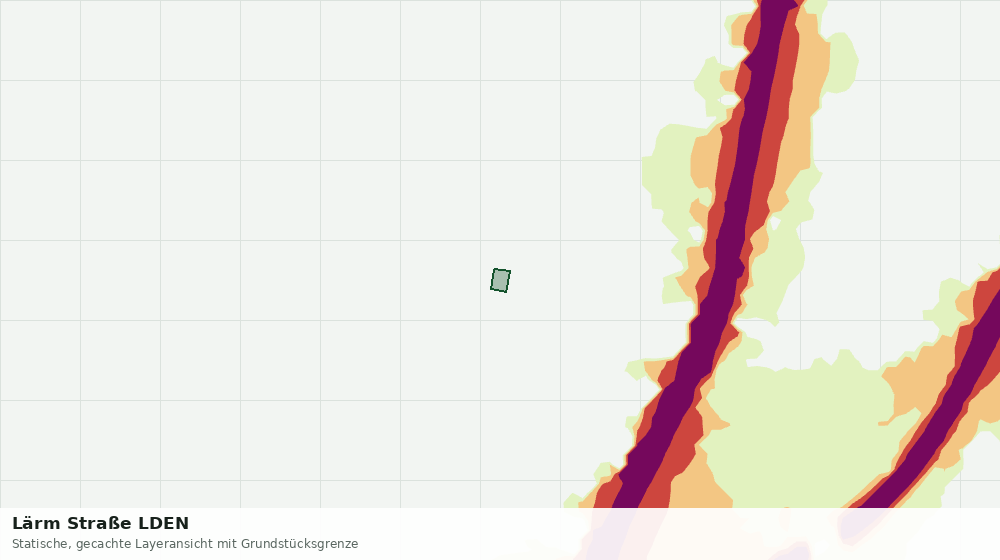 Statische Kartenansicht: Lärm Straße LDEN