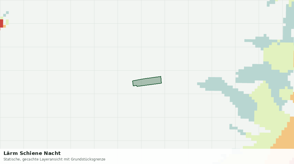 Statische Kartenansicht: Lärm Schiene Nacht