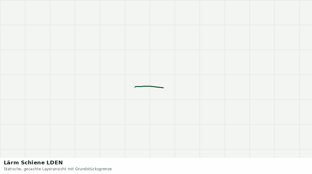 Statische Kartenansicht: Lärm Schiene LDEN