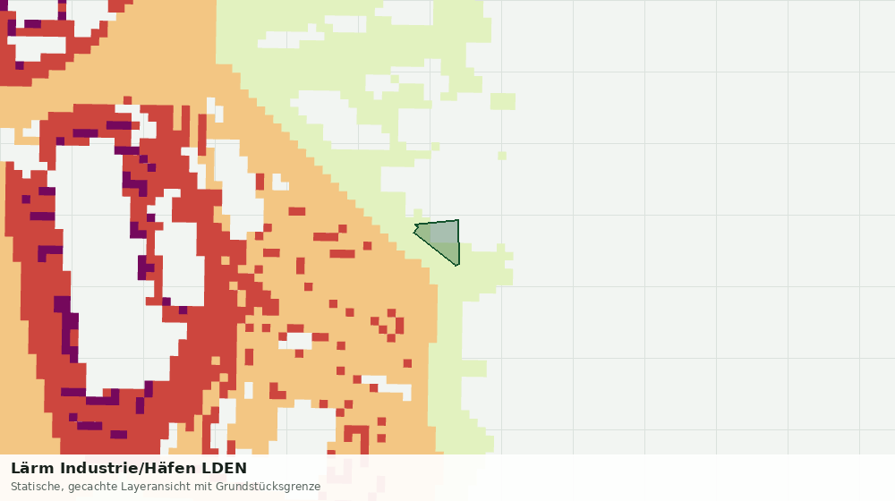 Statische Kartenansicht: Lärm Industrie/Häfen LDEN