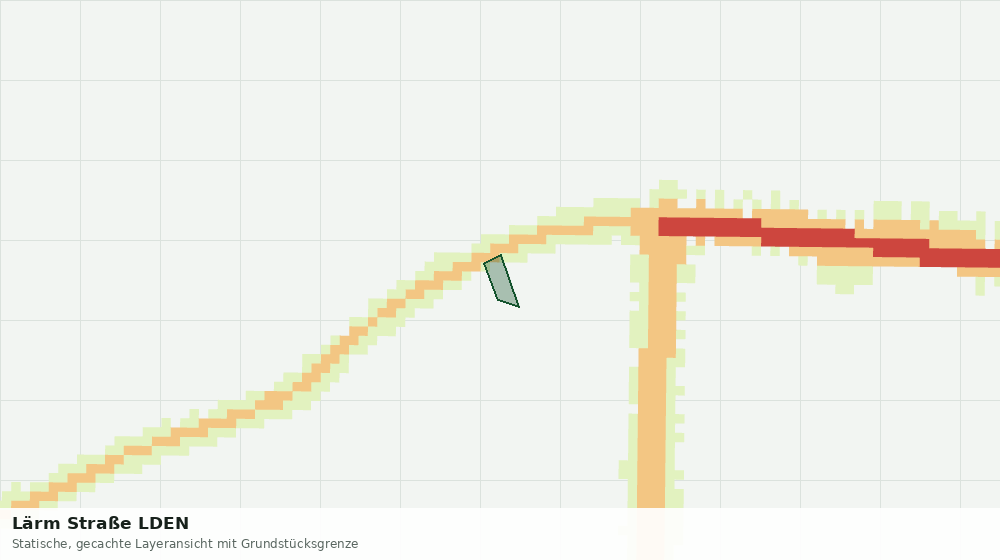 Statische Kartenansicht: Lärm Straße LDEN