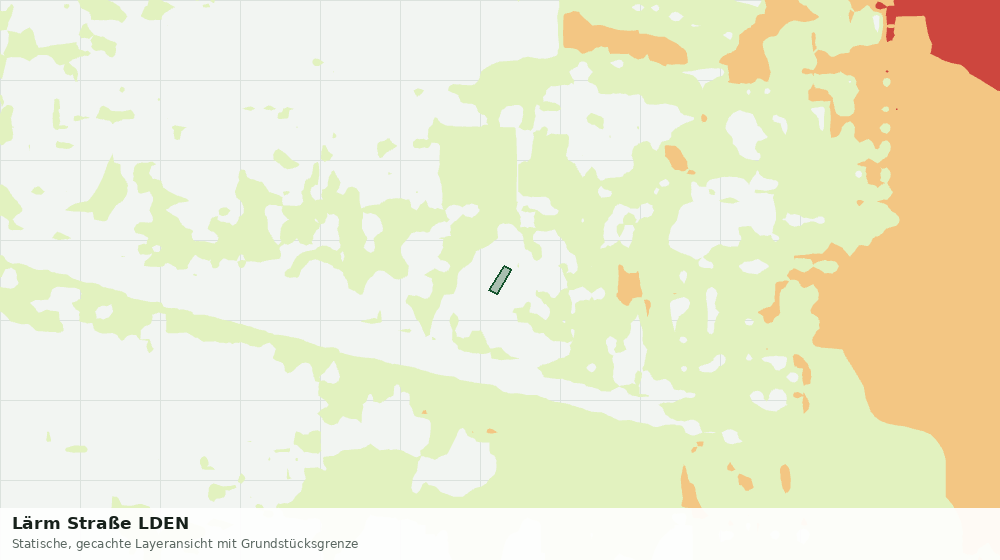 Statische Kartenansicht: Lärm Straße LDEN