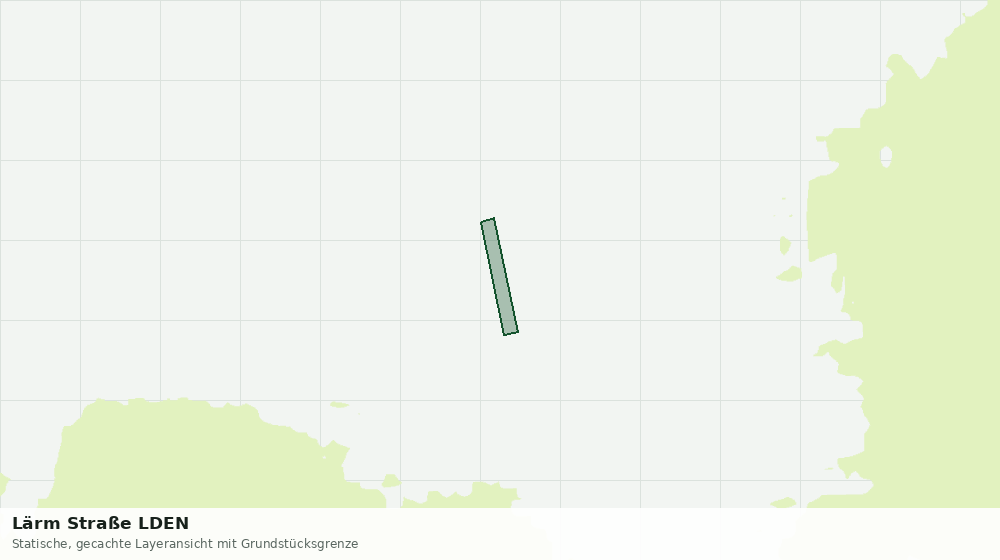Statische Kartenansicht: Lärm Straße LDEN