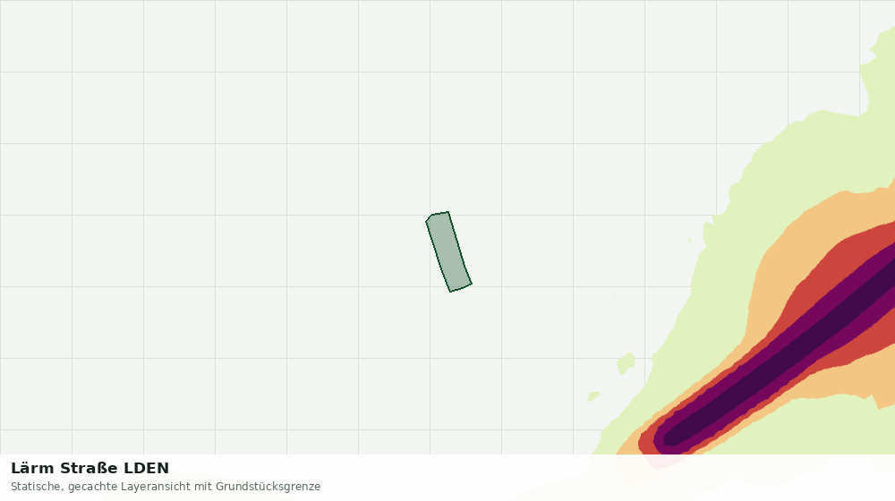 Statische Kartenansicht: Lärm Straße LDEN