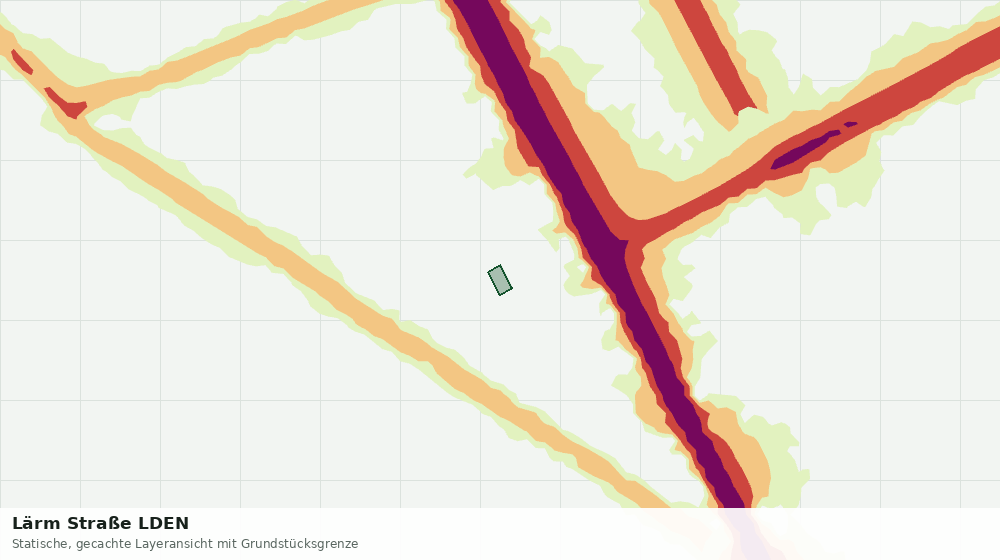 Statische Kartenansicht: Lärm Straße LDEN