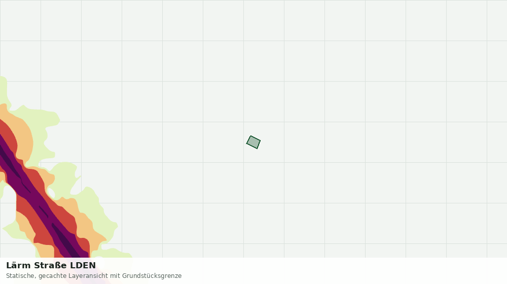 Statische Kartenansicht: Lärm Straße LDEN