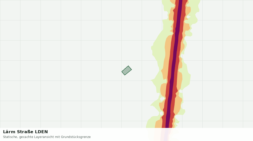 Statische Kartenansicht: Lärm Straße LDEN