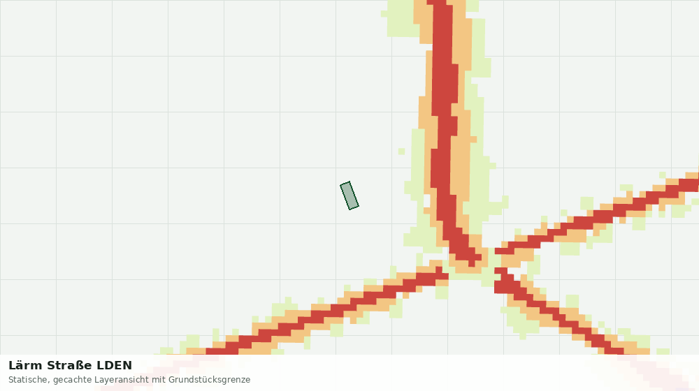 Statische Kartenansicht: Lärm Straße LDEN