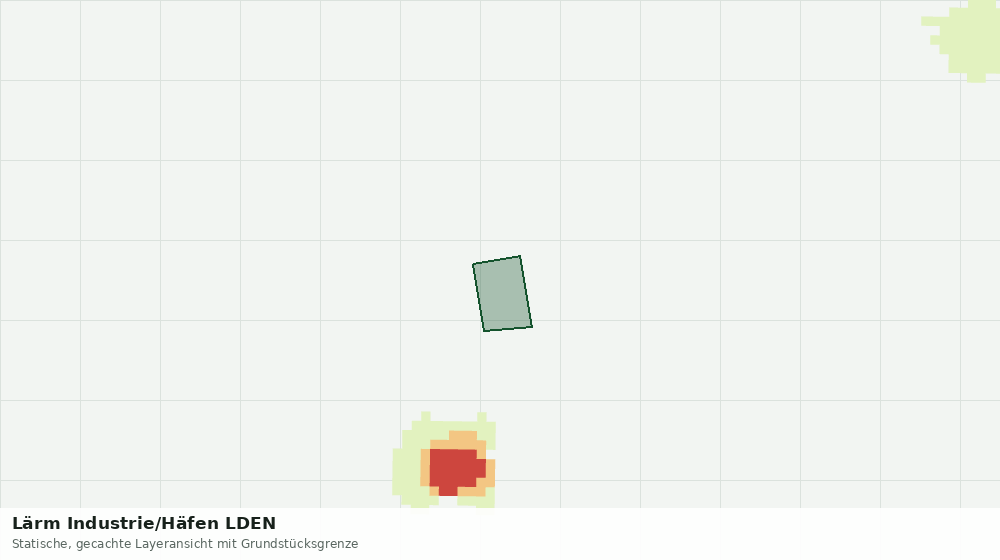 Statische Kartenansicht: Lärm Industrie/Häfen LDEN