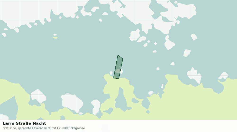 Statische Kartenansicht: Lärm Straße Nacht