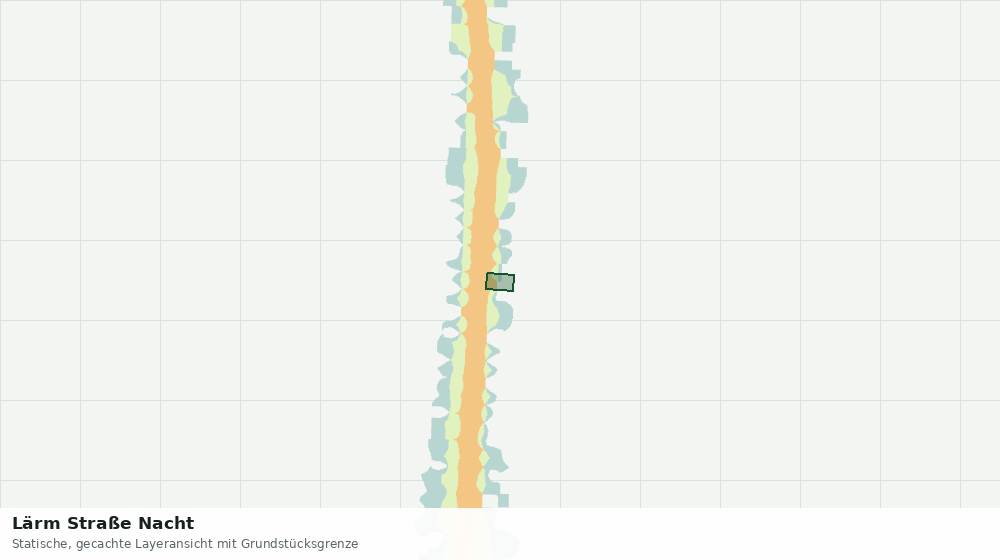 Statische Kartenansicht: Lärm Straße Nacht