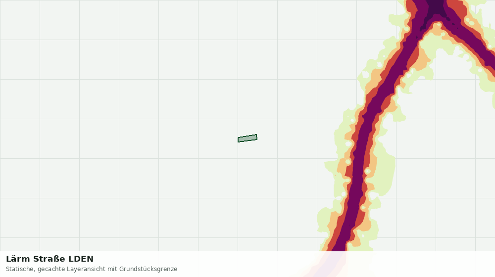 Statische Kartenansicht: Lärm Straße LDEN