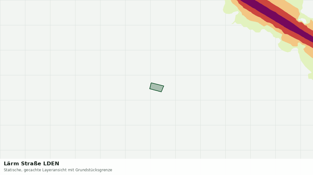 Statische Kartenansicht: Lärm Straße LDEN