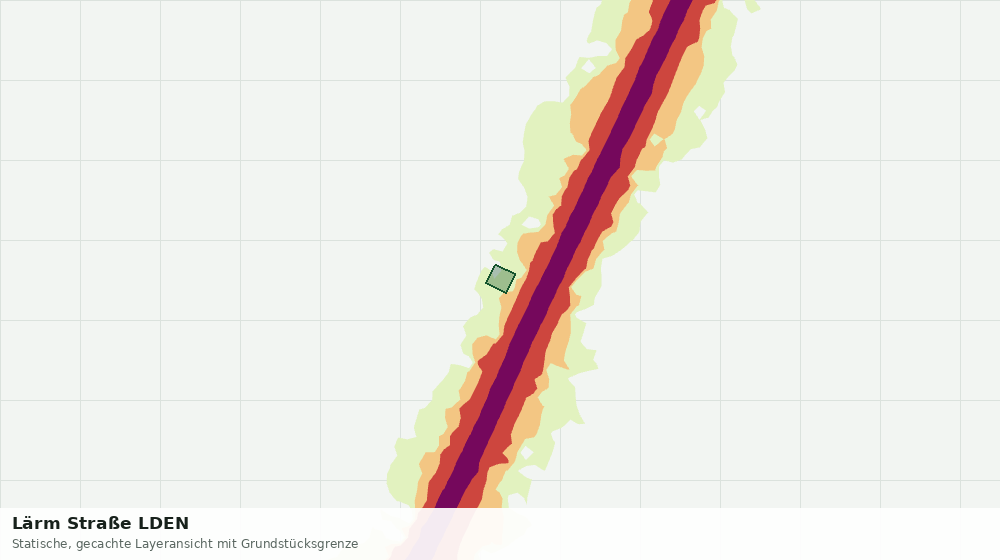 Statische Kartenansicht: Lärm Straße LDEN