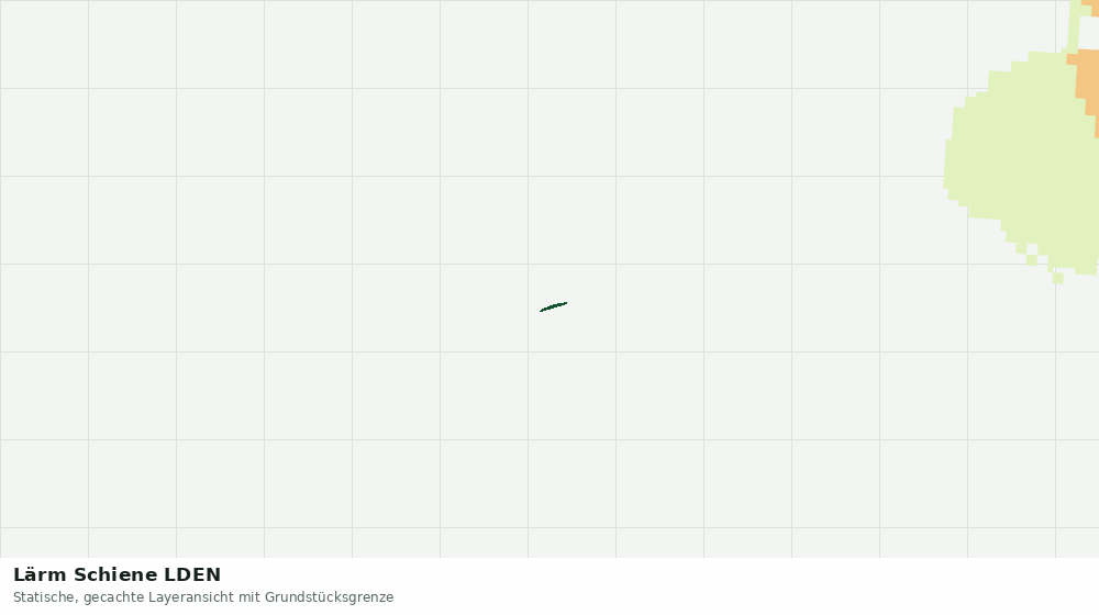 Statische Kartenansicht: Lärm Schiene LDEN