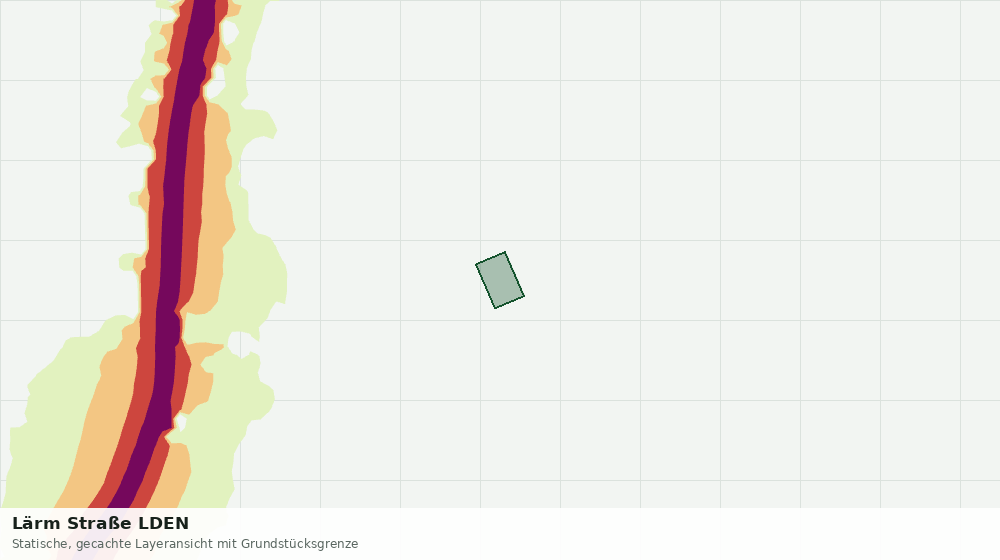 Statische Kartenansicht: Lärm Straße LDEN