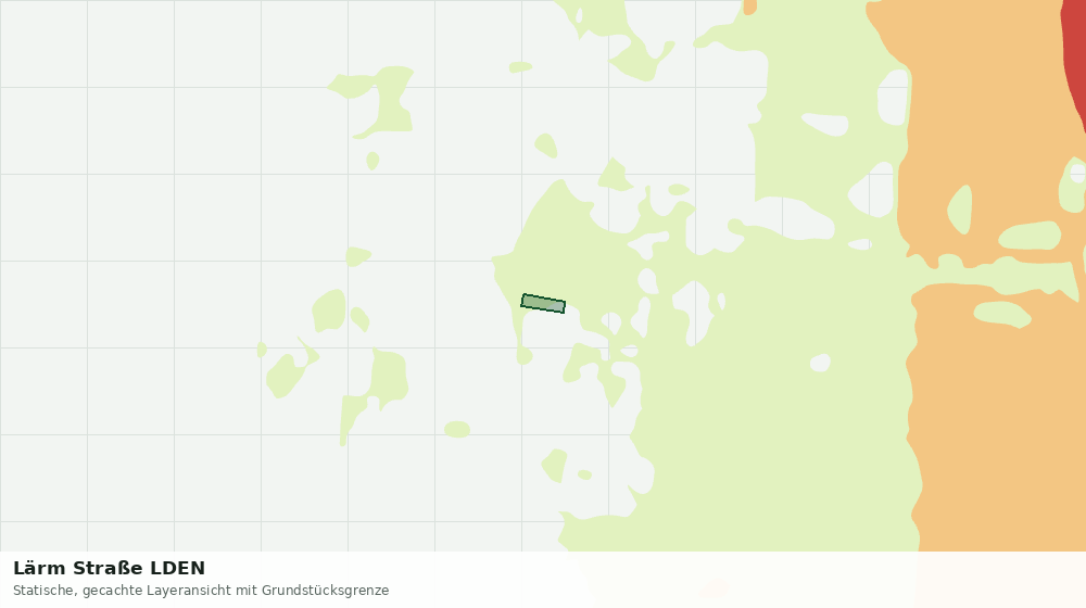 Statische Kartenansicht: Lärm Straße LDEN