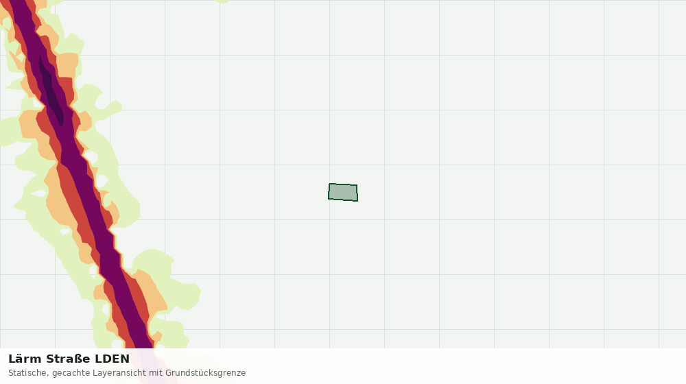 Statische Kartenansicht: Lärm Straße LDEN