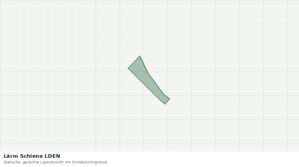 Statische Kartenansicht: Lärm Schiene LDEN
