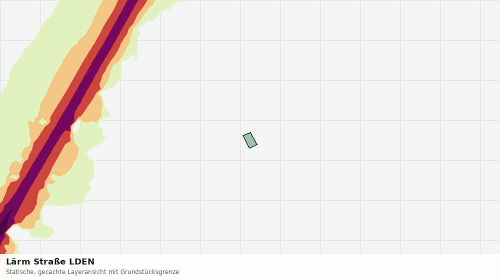 Statische Kartenansicht: Lärm Straße LDEN