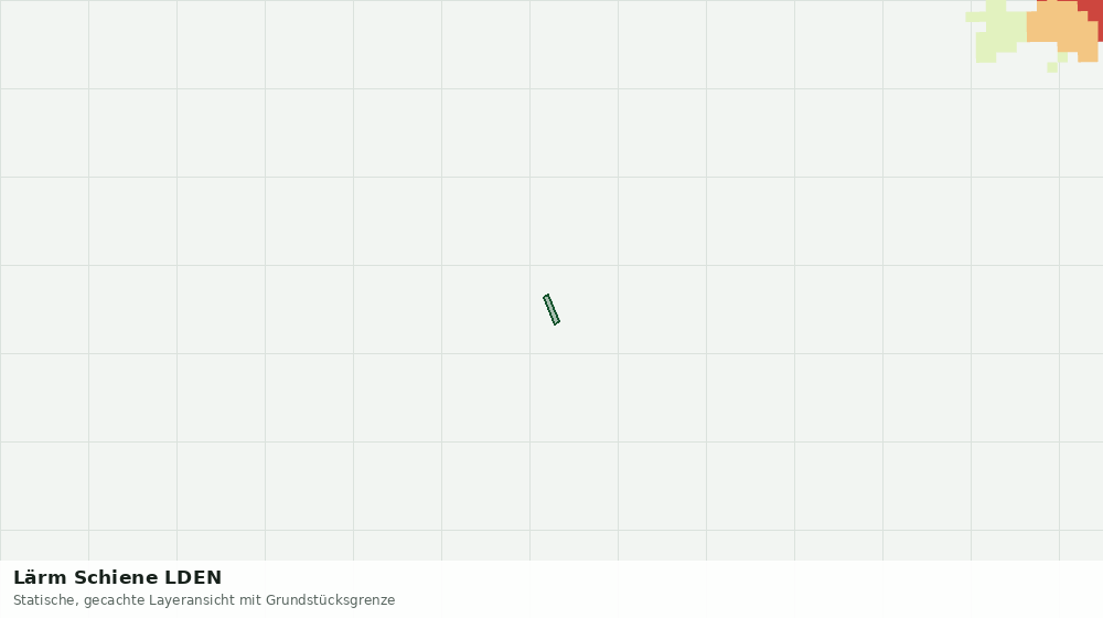 Statische Kartenansicht: Lärm Schiene LDEN