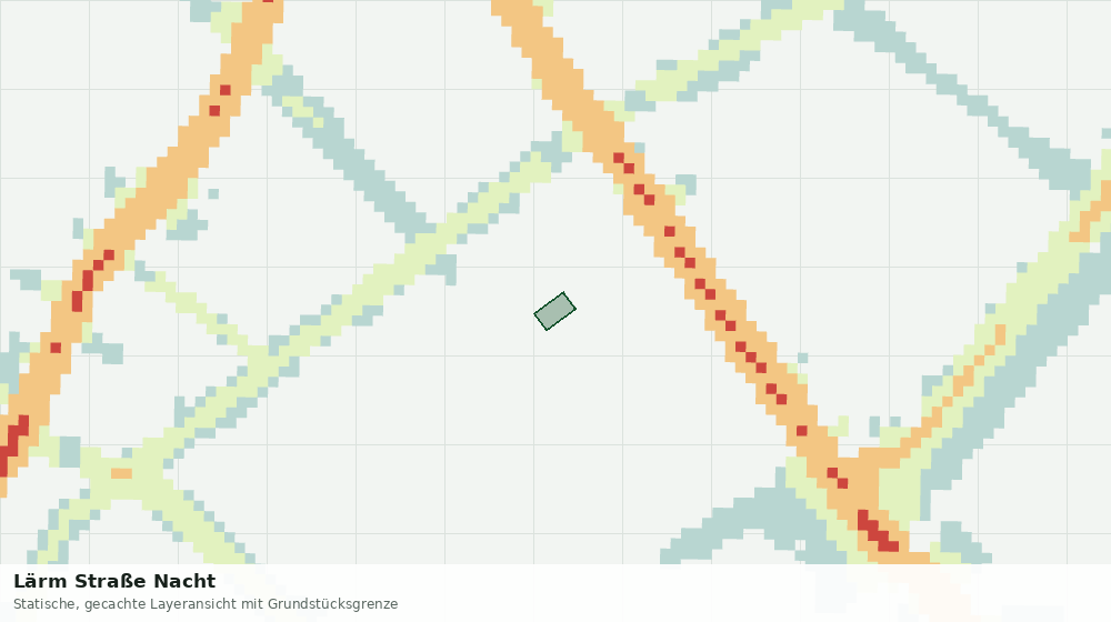 Statische Kartenansicht: Lärm Straße Nacht