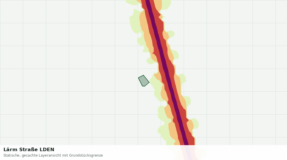 Statische Kartenansicht: Lärm Straße LDEN