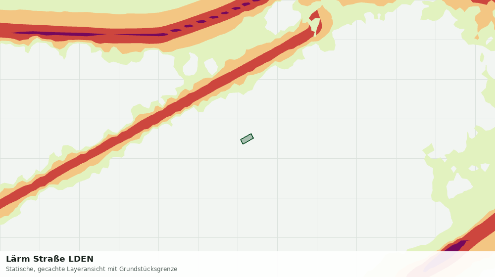Statische Kartenansicht: Lärm Straße LDEN