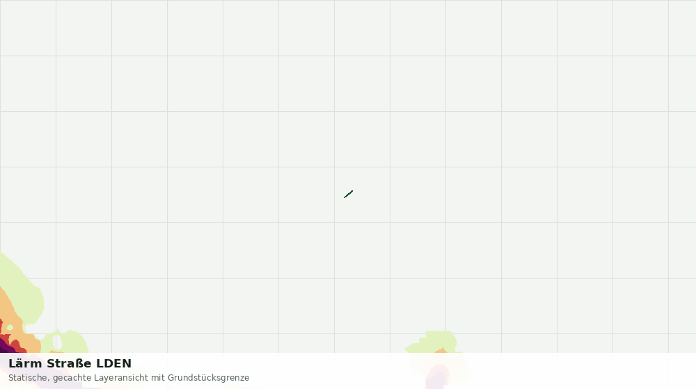 Statische Kartenansicht: Lärm Straße LDEN