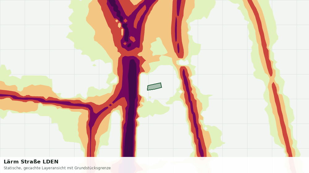 Statische Kartenansicht: Lärm Straße LDEN