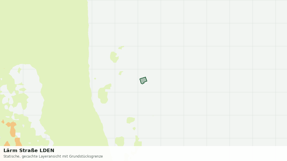 Statische Kartenansicht: Lärm Straße LDEN