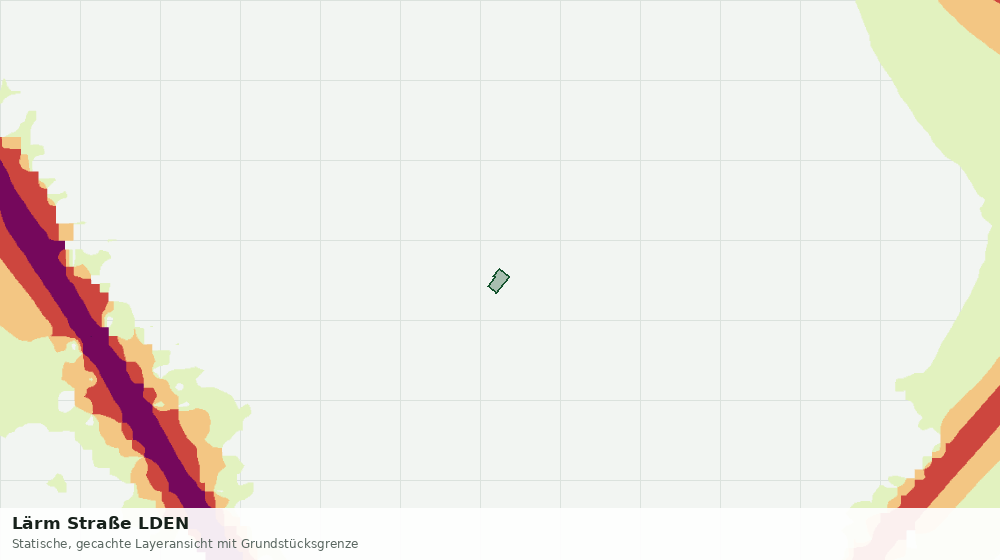 Statische Kartenansicht: Lärm Straße LDEN