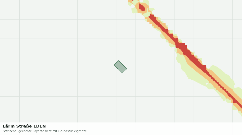Statische Kartenansicht: Lärm Straße LDEN