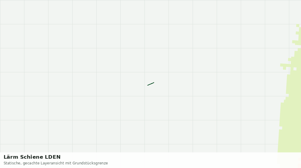 Statische Kartenansicht: Lärm Schiene LDEN