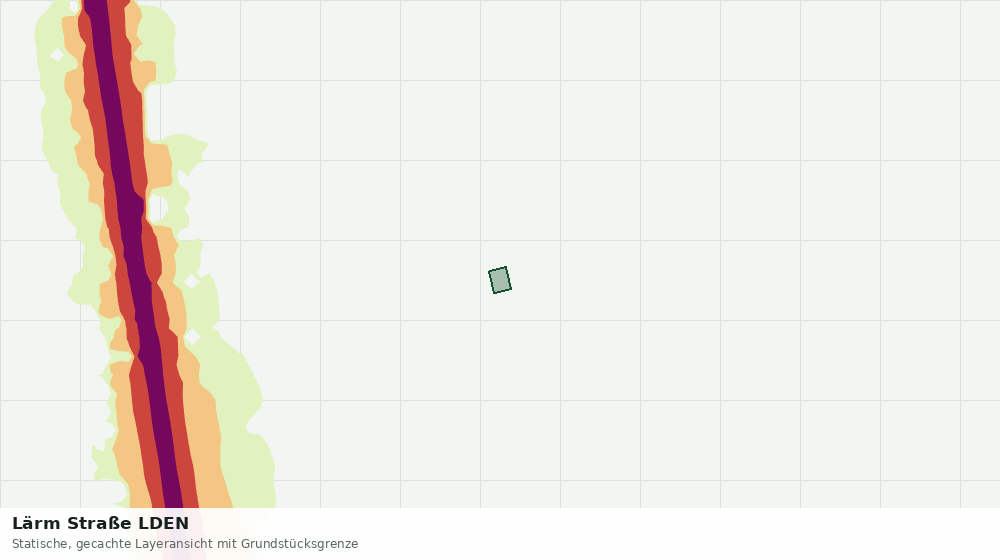 Statische Kartenansicht: Lärm Straße LDEN