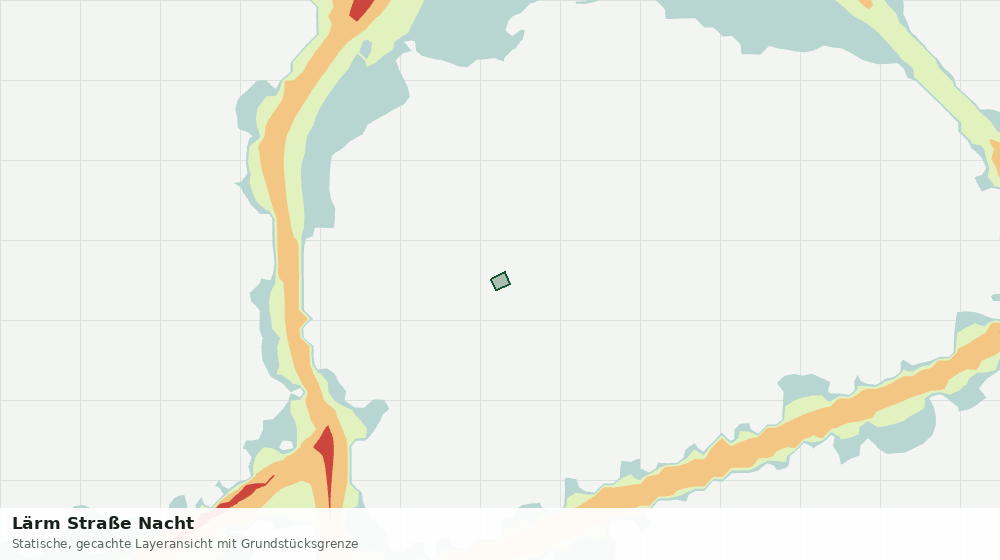 Statische Kartenansicht: Lärm Straße Nacht
