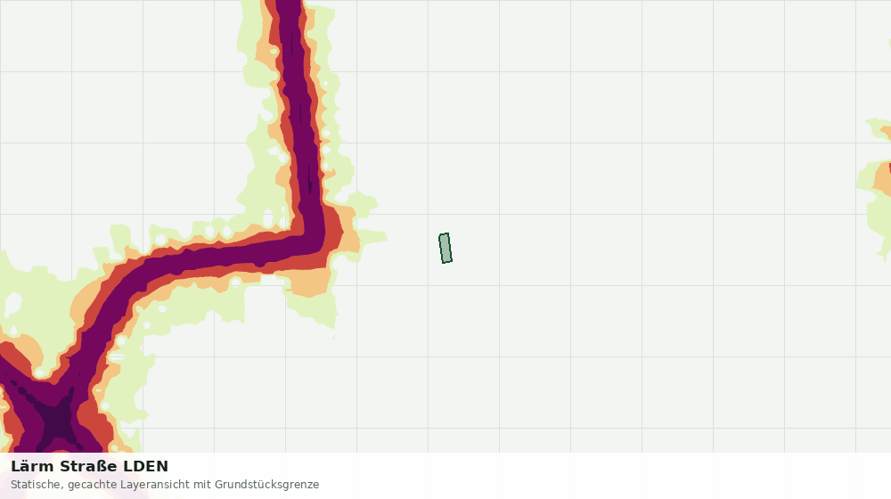 Statische Kartenansicht: Lärm Straße LDEN