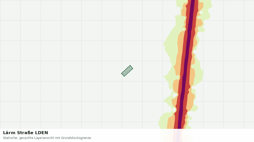 Statische Kartenansicht: Lärm Straße LDEN