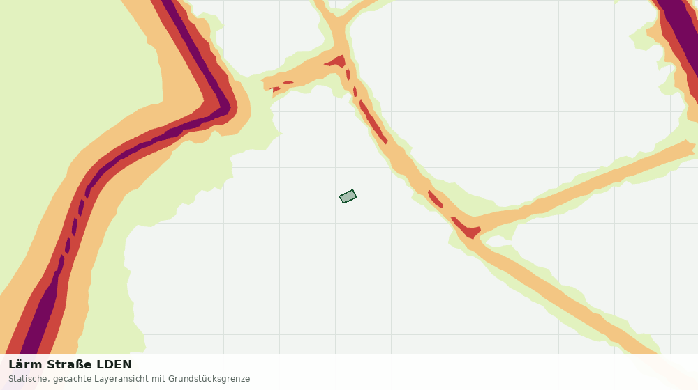 Statische Kartenansicht: Lärm Straße LDEN