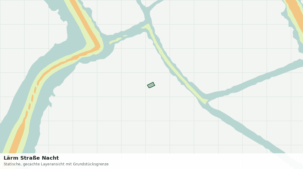 Statische Kartenansicht: Lärm Straße Nacht