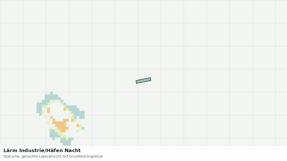 Statische Kartenansicht: Lärm Industrie/Häfen Nacht