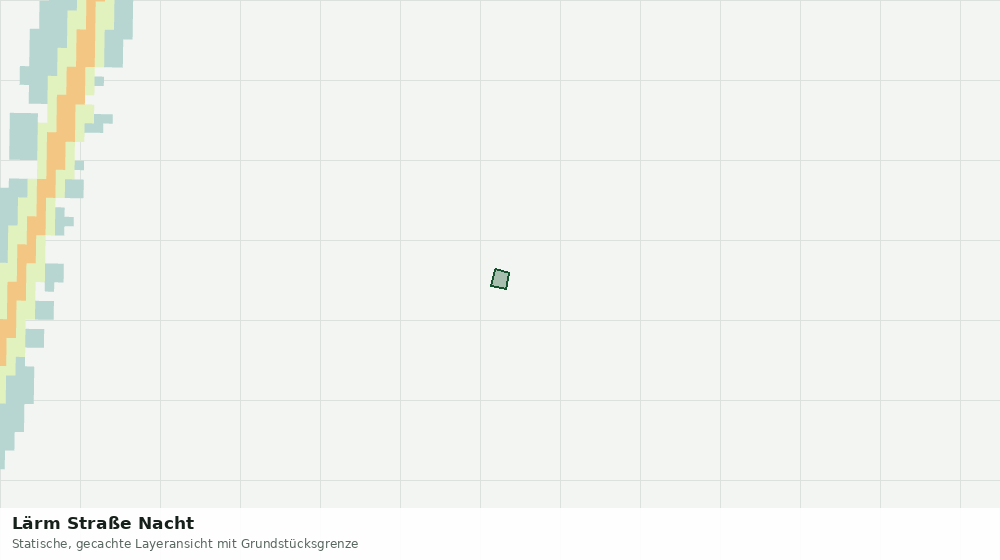 Statische Kartenansicht: Lärm Straße Nacht