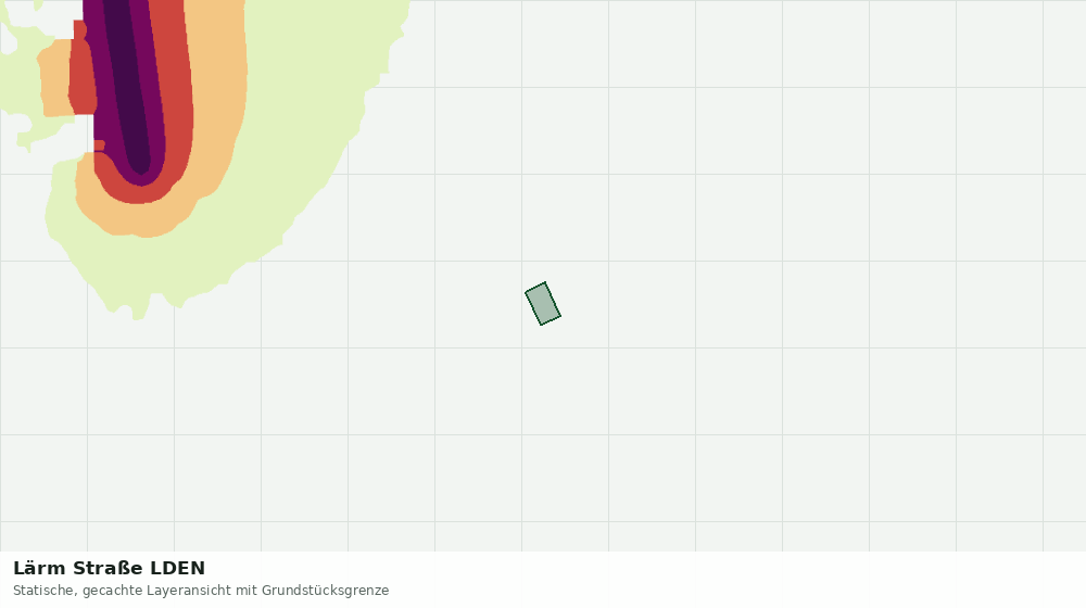 Statische Kartenansicht: Lärm Straße LDEN