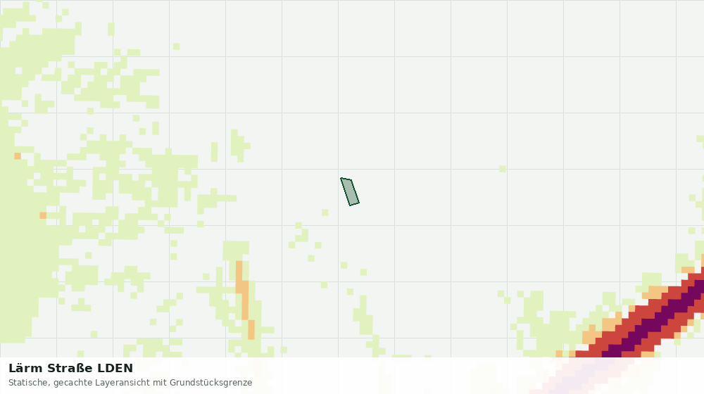 Statische Kartenansicht: Lärm Straße LDEN