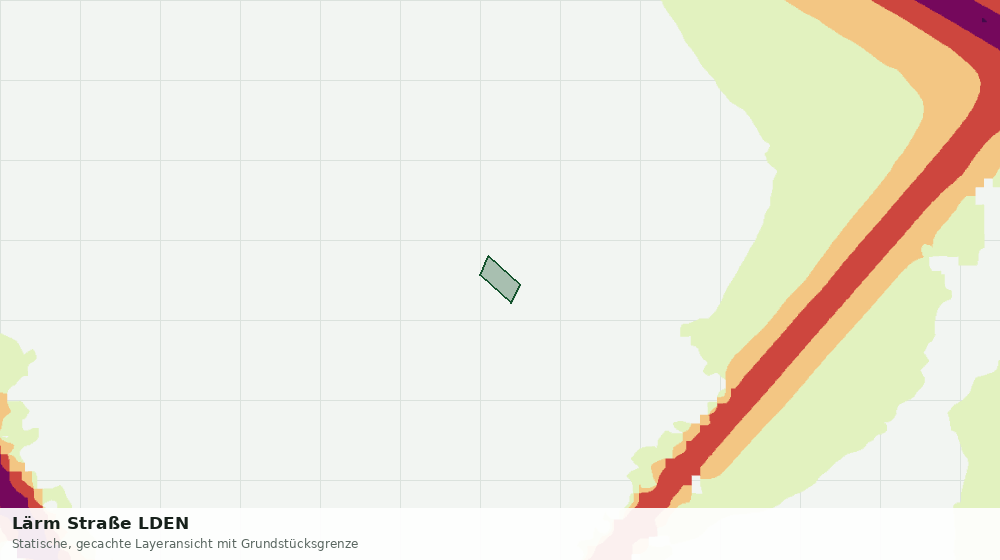 Statische Kartenansicht: Lärm Straße LDEN