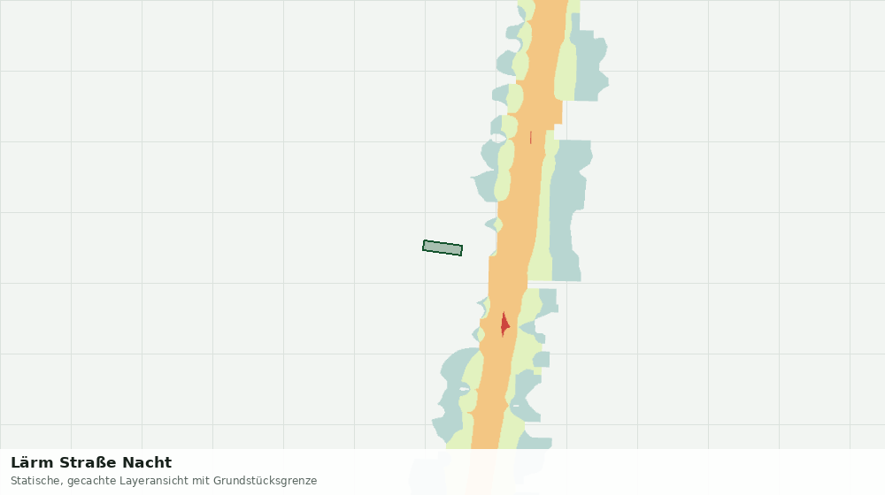 Statische Kartenansicht: Lärm Straße Nacht