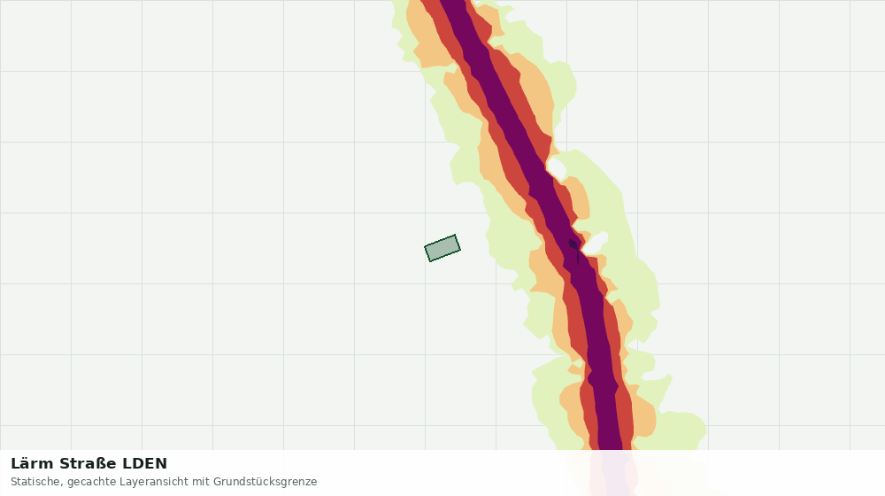 Statische Kartenansicht: Lärm Straße LDEN